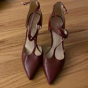 Nine West Tazmina pump burgundy